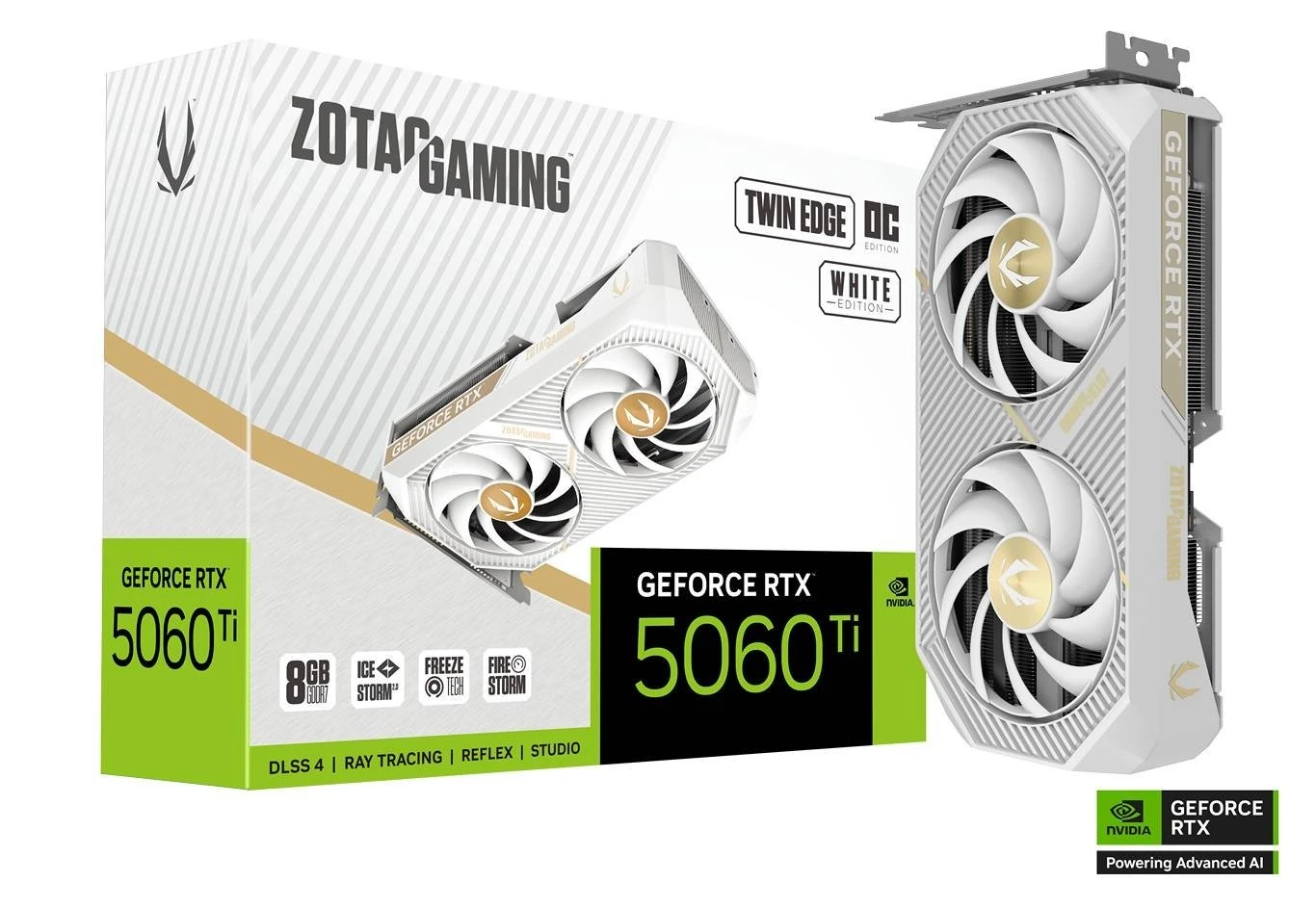 Zotac Gaming Geforce RTX 5060 TI 8gb Twin Edge OC White Edition